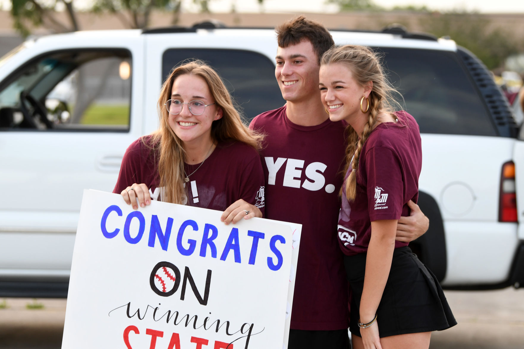 A&M Consolidated baseball Senior Night